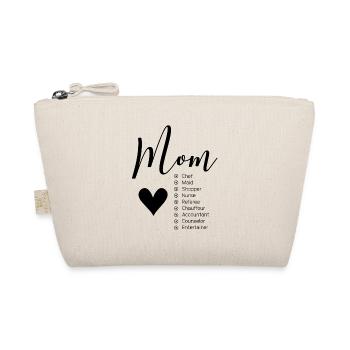 Mom Definitions - Mother's Day Funny Gift - Organic Pouch - nature - Front