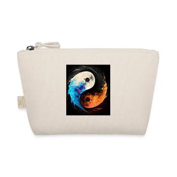 Abstract Yin and Yang Symbol - Organic Pouch - nature - Front