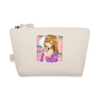Kawaii Anime Girls Strawberry Milk - Organic Pouch - nature - Front
