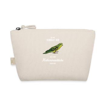 Katharinasittich I Sittich ZiervogelMotiv für - Bio-Täschchen - Natur - Vorne