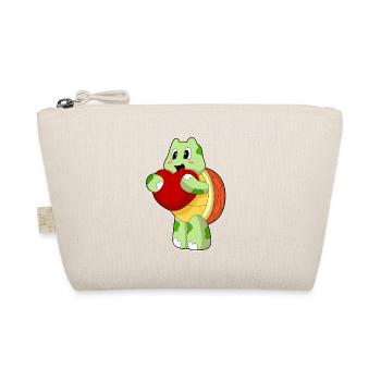 Turtle Heart - Organic Pouch - nature - Front