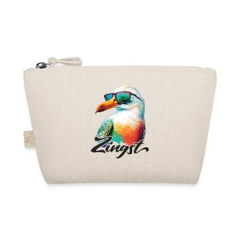 Zingst holiday cool colorful seagull with sunglasses - Organic Pouch - nature - Front