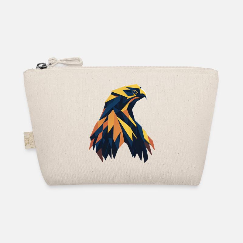 Abstract eagle Organic Pouch