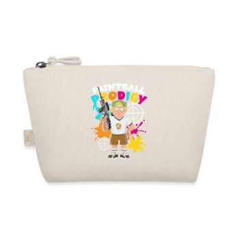 Paintball Kid Color Team Sports Player - Organic Pouch - nature - Front