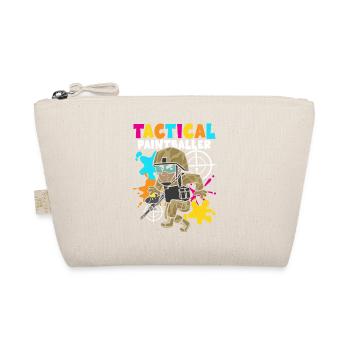 Tactical paintball soldier team athlete - Organic Pouch - nature - Front