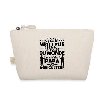 Papa et Agriculteur - Humour papa agriculteur - Trousse biologique - nature - Devant