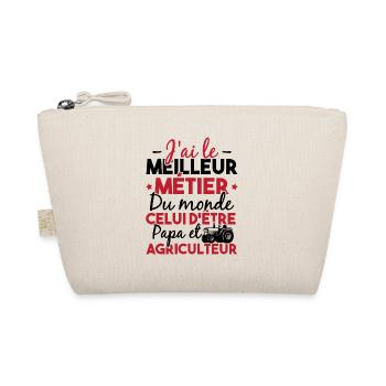 Papa et Agriculteur - Humour papa agriculteur - Trousse biologique - nature - Devant