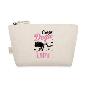 Crazy Degu Mrs. Walddegu - Organic Pouch - nature - Front