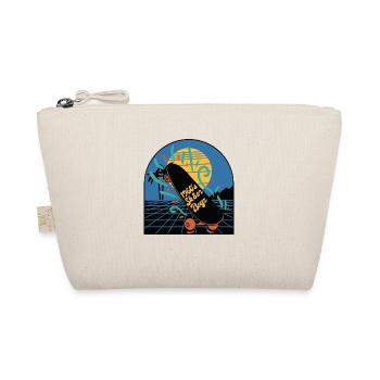 Skateboard Retro 60s Board Wheels Surf - Trousse biologique - nature - Devant
