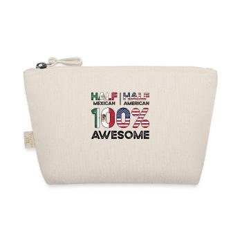 Born Mexican Mexico American USA Citizenship - Organic Pouch - nature - Front
