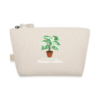 Grow With The Flow Monstera - Bio-Täschchen - Natur - Vorne