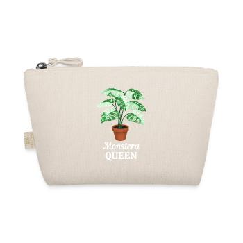 Monstera Queen - Bio-Täschchen - Natur - Vorne