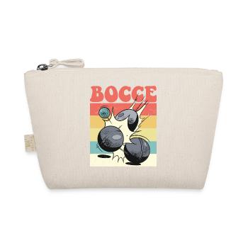 Bocce Spruch Bocce Ball mit Jack Bocci Game Bocce - Bio-Täschchen - Natur - Vorne