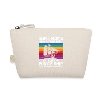 Some moms run a tight ships I run a pirate ship - Bio-Täschchen - Natur - Vorne
