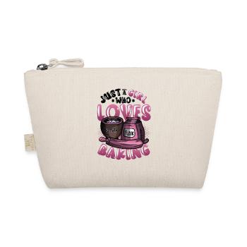 Only a girl who loves baking - Organic Pouch - nature - Front