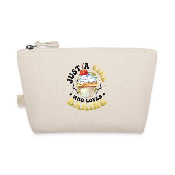 Only a girl who loves baking - Organic Pouch - nature - Front