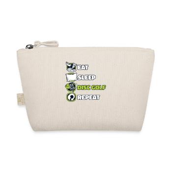 Eat Sleep Disc Golf Repeat Basket Disc Disc - Organic Pouch - nature - Front