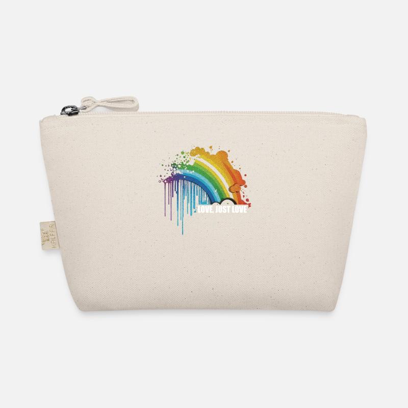 CSD LGBT Rainbow LGBTQ Heart Pride Love Organic Pouch