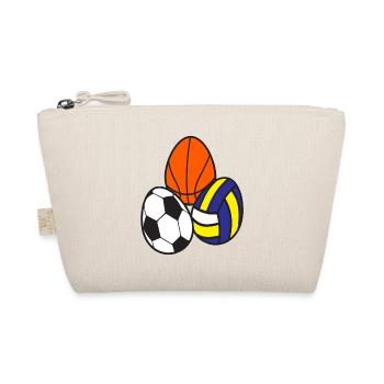 Sports Football Athletics Basketball - Organic Pouch - nature - Front