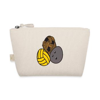 Sports Water Polo Athletic Bowling Ball Easter Eggs - Organic Pouch - nature - Front