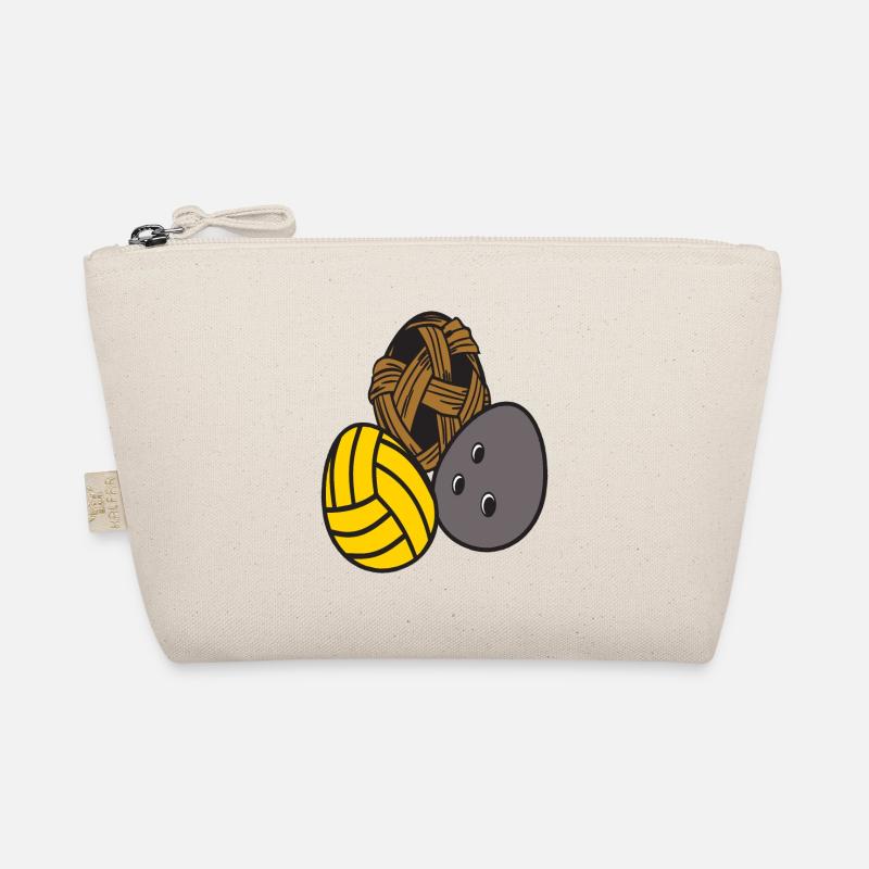 Sports Water Polo Athletic Bowling Ball Easter Eggs Organic Pouch