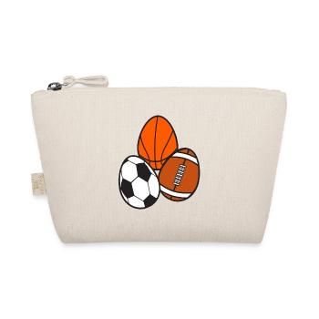 American Football Sport Soccer Basketball - Organic Pouch - nature - Front