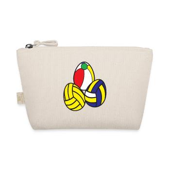 Water polo sport beach ball volleyball Easter eggs - Organic Pouch - nature - Front