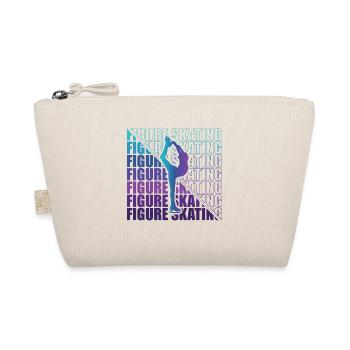 Figure Skating Club Girl Figure Skating - Organic Pouch - nature - Front