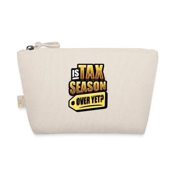 Is the tax season already over,tired accountant - Organic Pouch - nature - Front