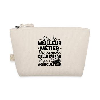 Papa et Agriculteur - Humour papa agriculteur - Trousse biologique - nature - Devant
