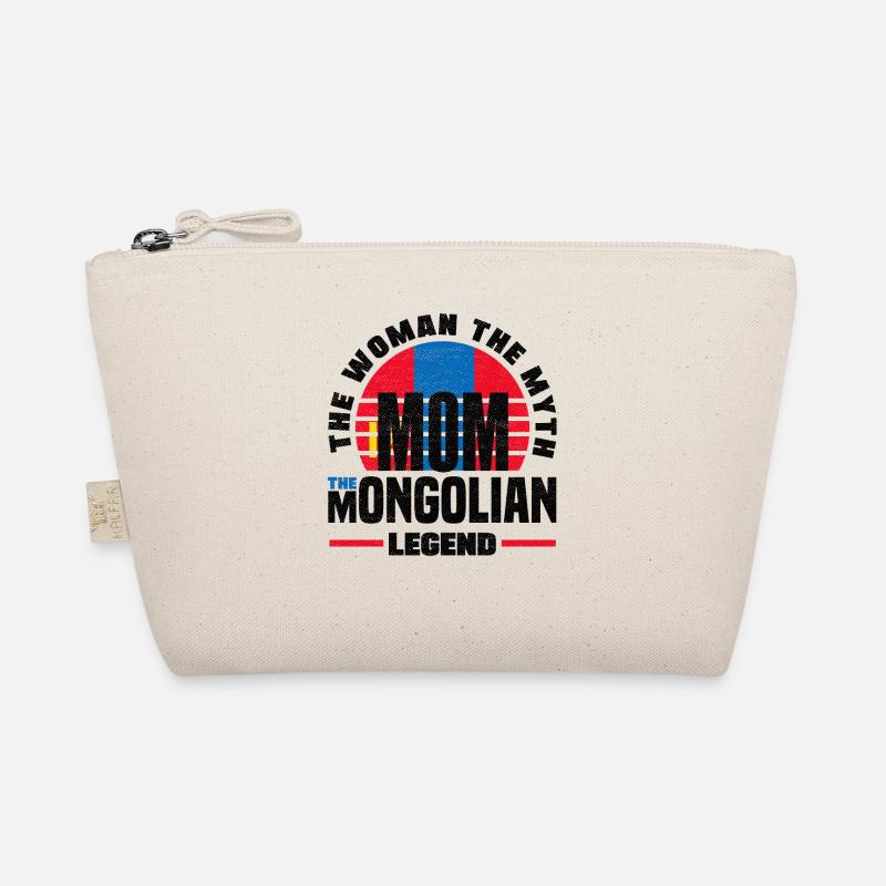 Mongolian Mongolia Mongolian Flag Quote Organic Pouch