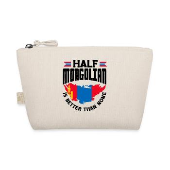 Mongolian Mongolia Mongolian Flag Quote - Organic Pouch - nature - Front