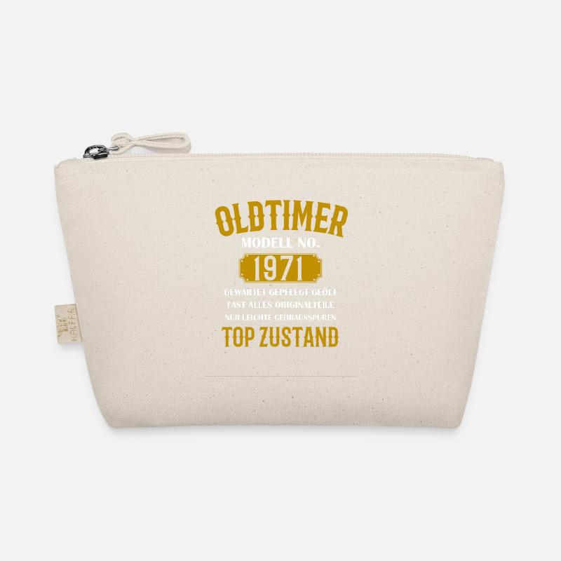 52. Geburtstag oldtimer 1971 - Bio-Täschchen - Natur