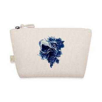 Greif in blau weiss Rostock - Bio-Täschchen - Natur - Vorne