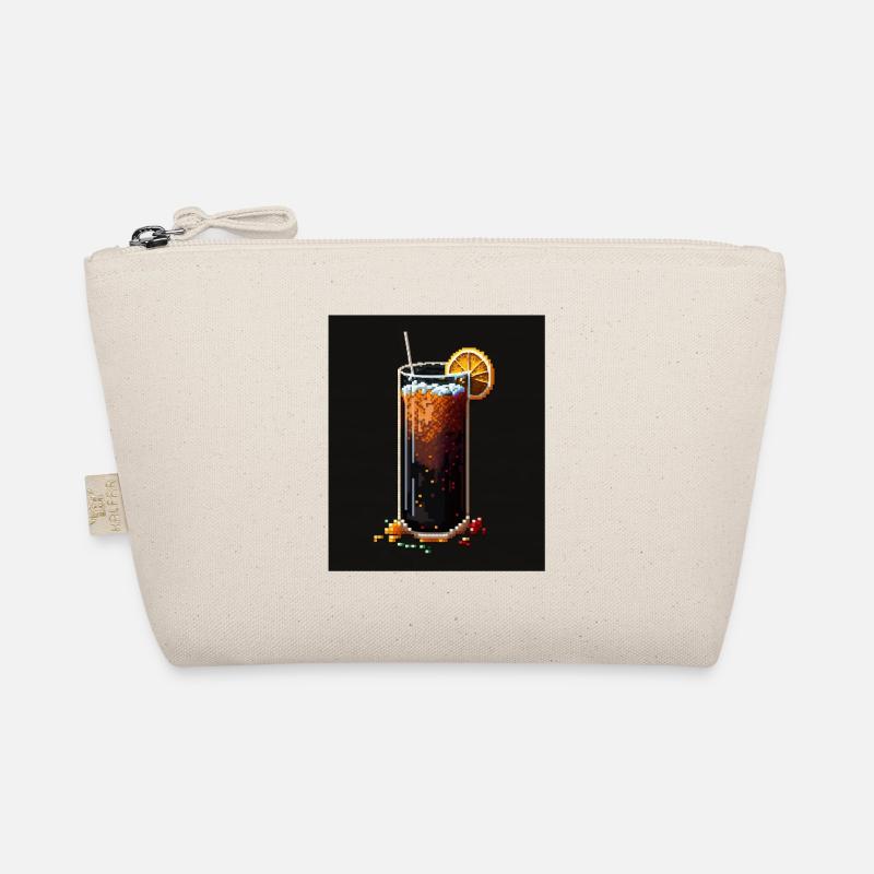 Pixel Art Longdrink Bio-Täschchen