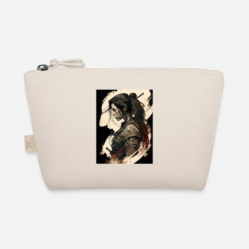 Female Samurai Warrior Organic Pouch