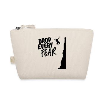 Drop Every Fear Cliff Diving Cliff Jumper Cliff Ju - Organic Pouch - nature - Front