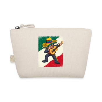 Dabbing Mexican Mariachi Cinco De Mayo - Organic Pouch - nature - Front