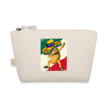 Dabbing Mexican Taco Cinco De Mayo - Organic Pouch - nature - Front