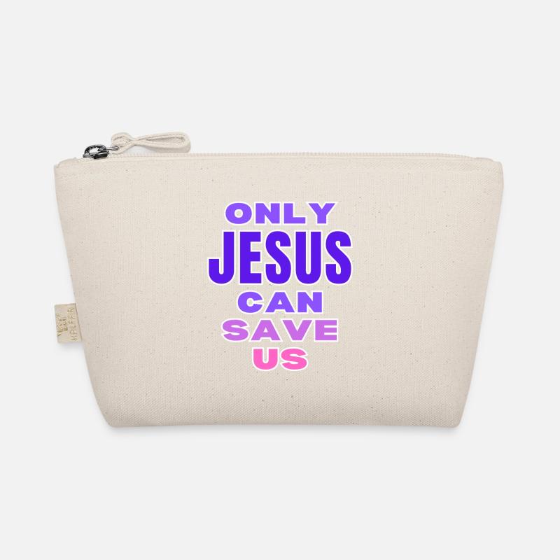 Nur Jesus kann uns retten. - Bio-Täschchen - Natur