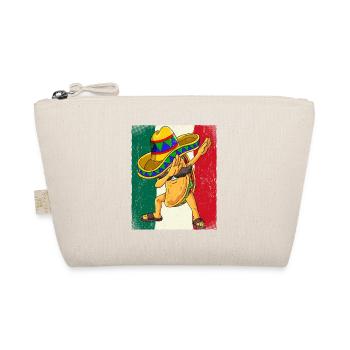 Dabbing Mexican Taco Cinco De Mayo - Organic Pouch - nature - Front