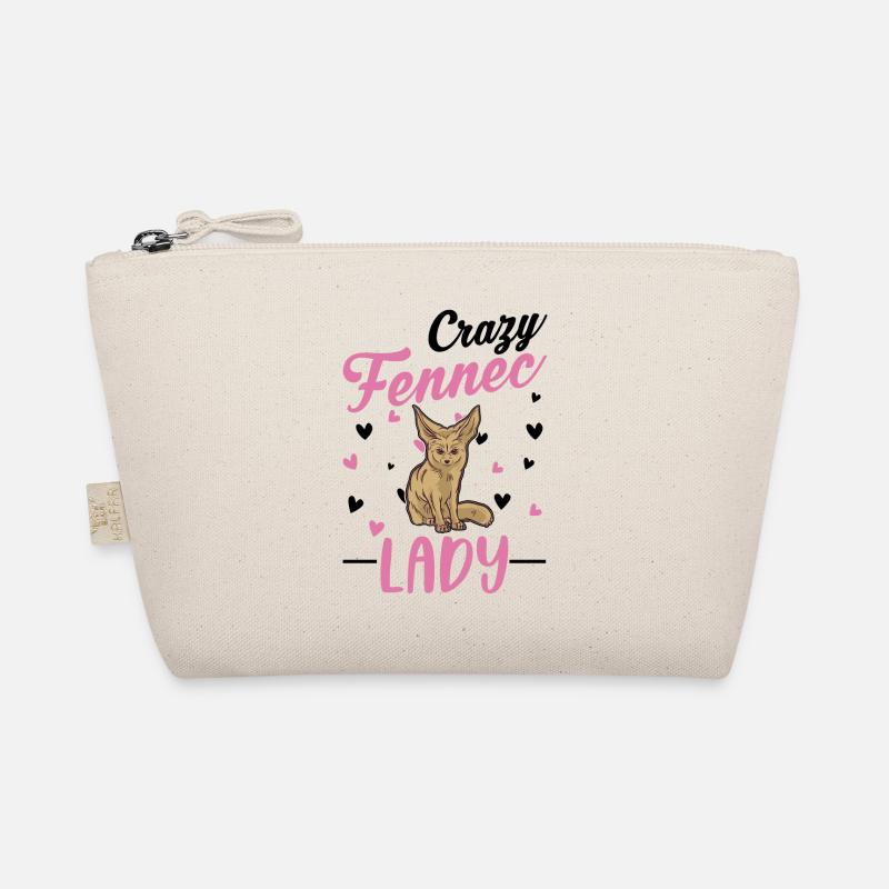 Crazy Fennec lady Fennek Mama Desert Fox Organic Pouch