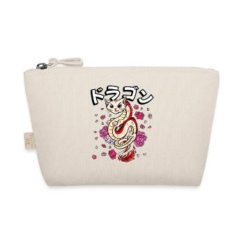 Japanese Anime Fantasy Animal Lotus Floral - Organic Pouch - nature - Front