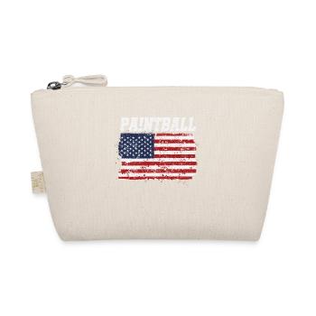 Paintball Patriotisch Amerikanisch - Bio-Täschchen - Natur - Vorne