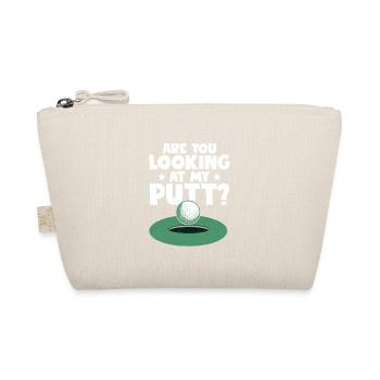Are You Looking At My Putt? Golfing Golf - Bio-Täschchen - Natur - Vorne