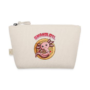 Axolotle aime les collations Snaxolotl jeu de mots amusant - Trousse biologique - nature - Devant