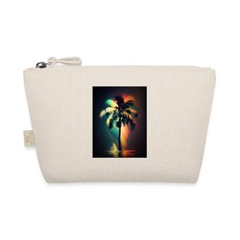 Colorful Palm Tree - Organic Pouch - nature - Front