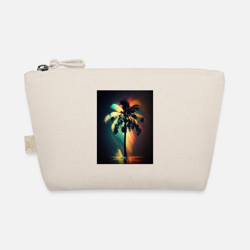 Bunte Palme Bio-Täschchen