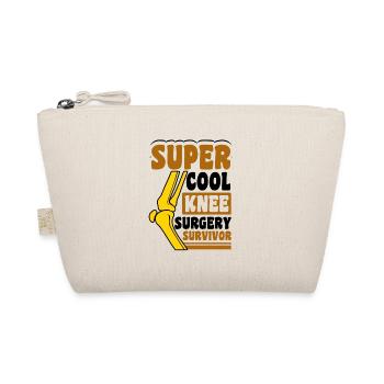 Super Cool Knee Surgery Survivor - Bio-Täschchen - Natur - Vorne