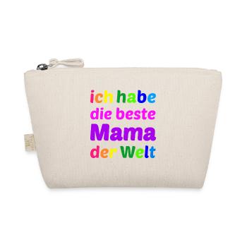 Ich habe die beste Mama der Welt - Bio-Täschchen - Natur - Vorne